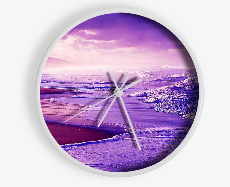 The Morning Oceans Ebb Clock - Wallart-Direct UK