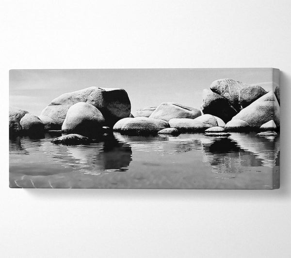 Der Felsenpool B n W