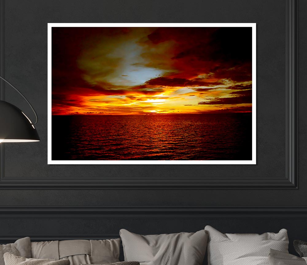 Calm Before The Storm Ii Print Poster Wall Art