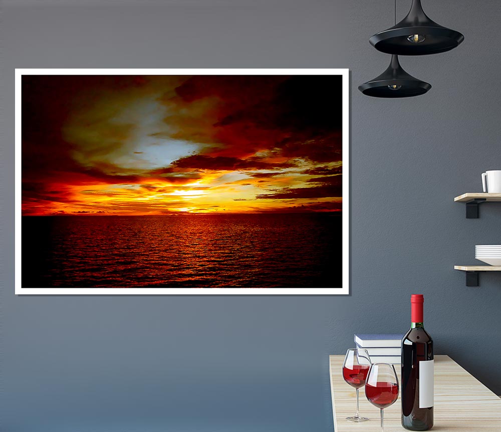 Calm Before The Storm Ii Print Poster Wall Art