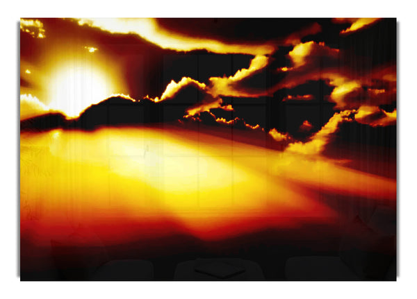 Sonne durch die Wolken 04
