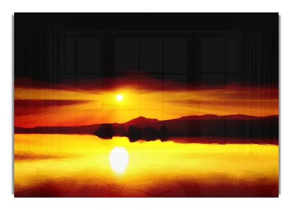 Sonnenaufgang am Red Waters Mountain