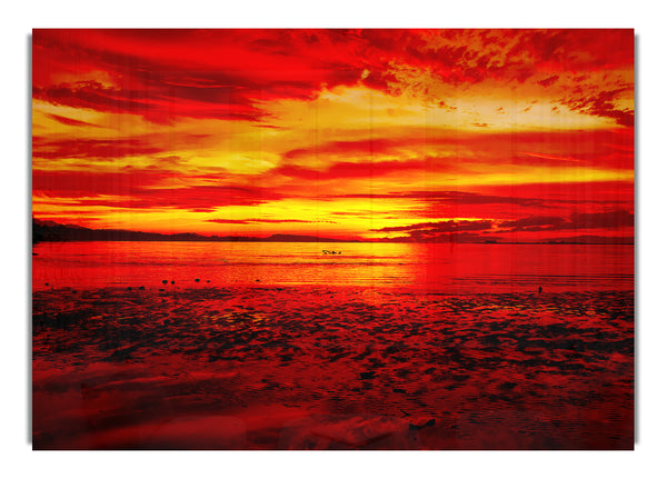 Der Kieselstrand Rot