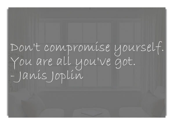 Janis Joplin - Mach keine Kompromisse - Grau