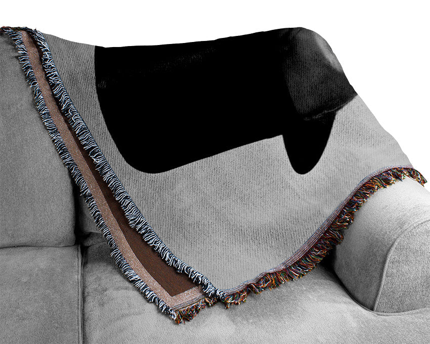 Funny Quote W C Fields Smile And Get It Over With Woven Blanket