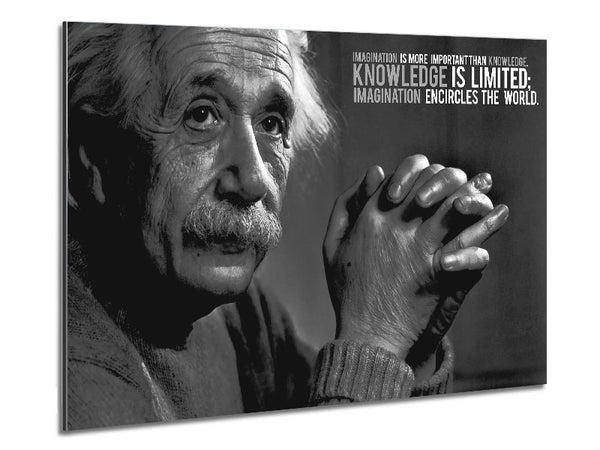 Motivationszitat Albert Einstein Vorstellungskraft ist wichtiger