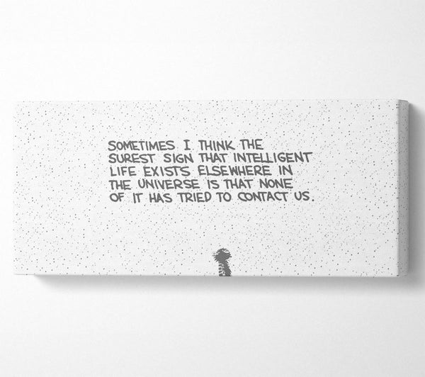 Funny Quote Sometimes I Think The Surest Sign Grey