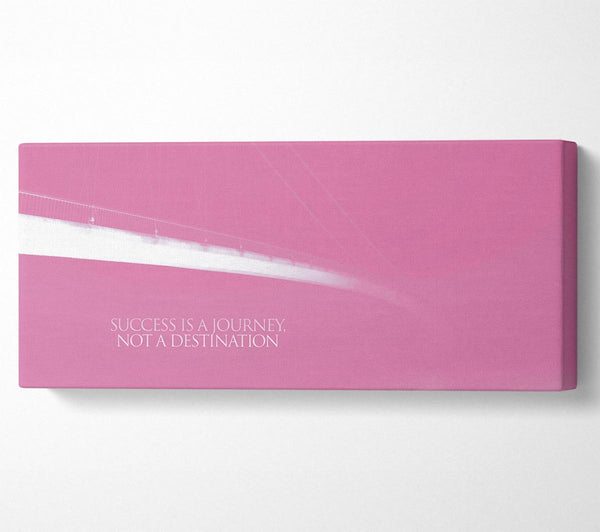 Erfolg ist eine Reise Pink