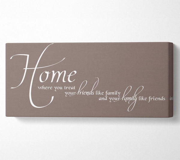 Family Quote Home Family Friends Beige