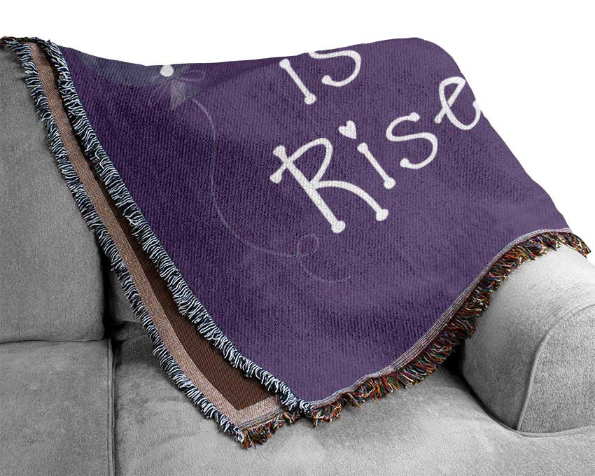Suzanne Weyn Your Life Is An Occasion Lilac Woven Blanket