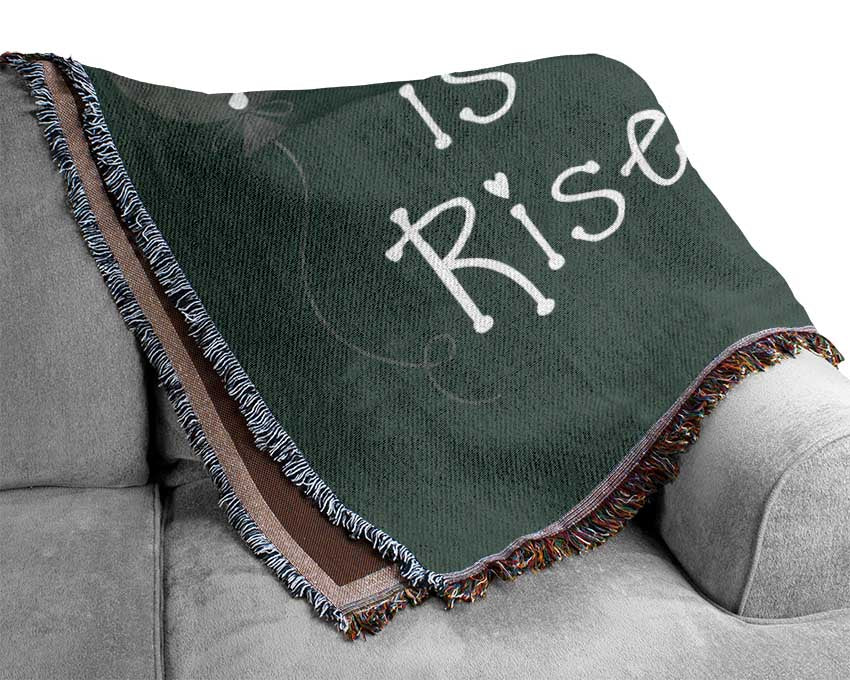 Suzanne Weyn Your Life Is An Occasion Grey Woven Blanket