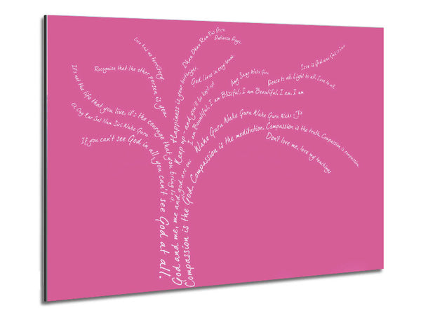 Liebeszitat Der Liebesbaum Pink