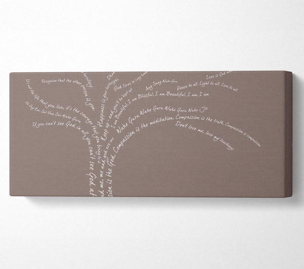 Liebesspruch Der Liebesbaum Beige