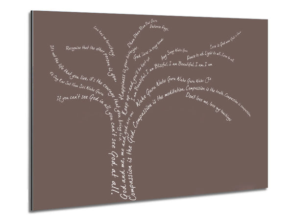 Liebesspruch Der Liebesbaum Beige