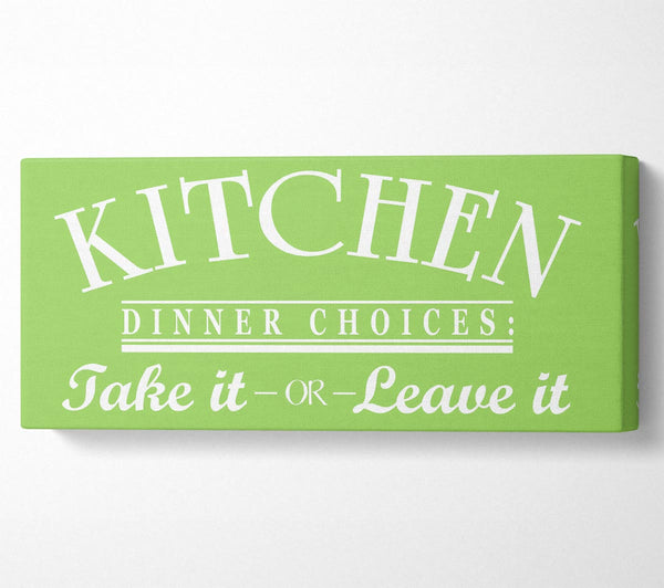 Küche Zitat Abendessen Entscheidungen Lime Green