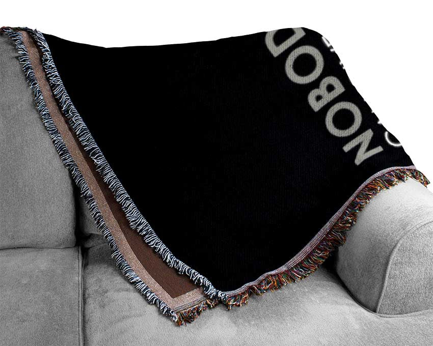 Movie Quote Malcolm X Woven Blanket