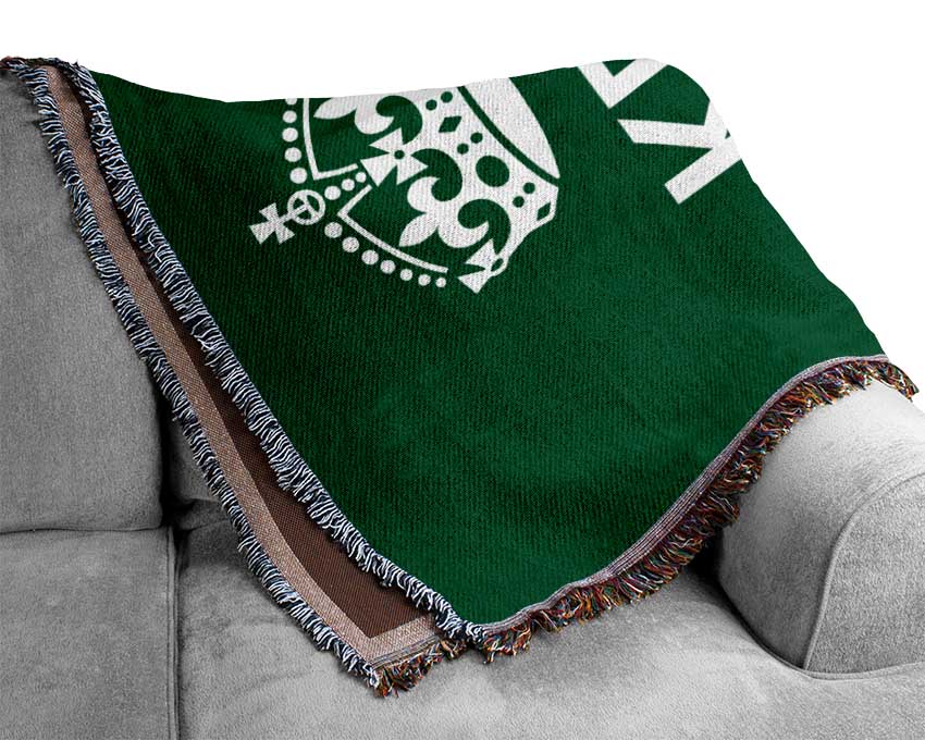 Keep Calm Rugby Woven Blanket