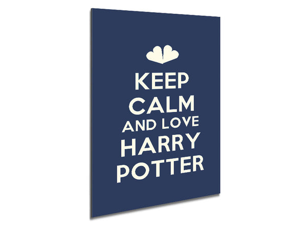 Keep Calm Potter Metal Print