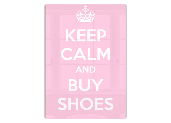 Bleibe ruhig und kaufe Schuhe
