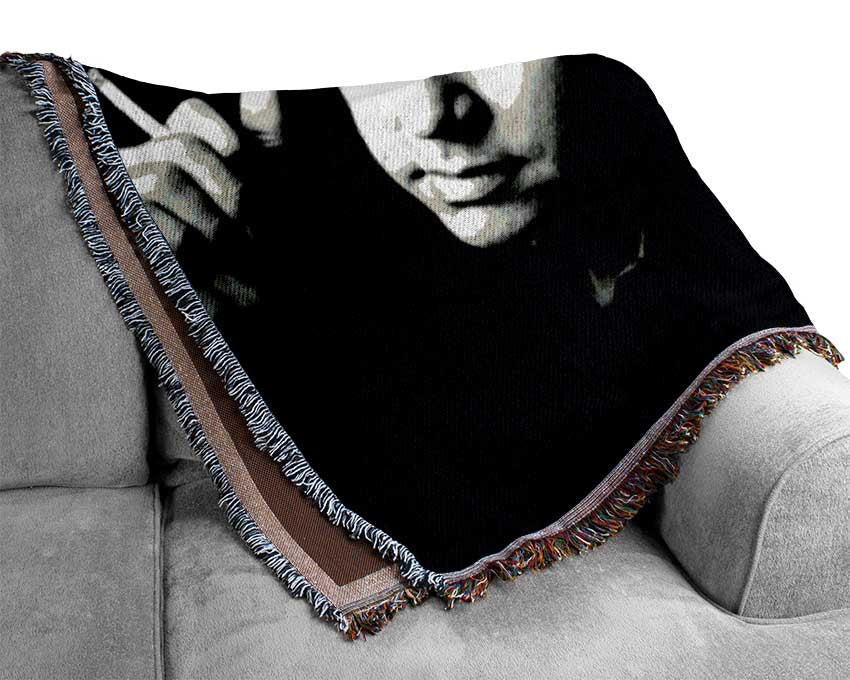 Motivational Quote Bill Hicks The World Is Like A Ride Woven Blanket