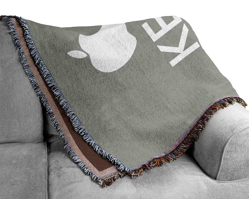 Keep Calm And Think Diffrent Woven Blanket