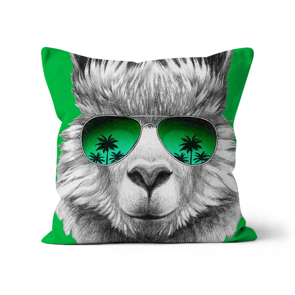 llama Glasses Childrens Cushion