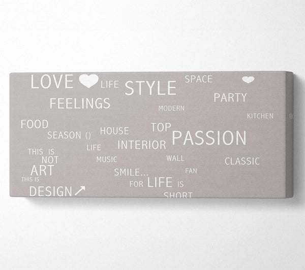 Liebesspruch Liebesleben Beige