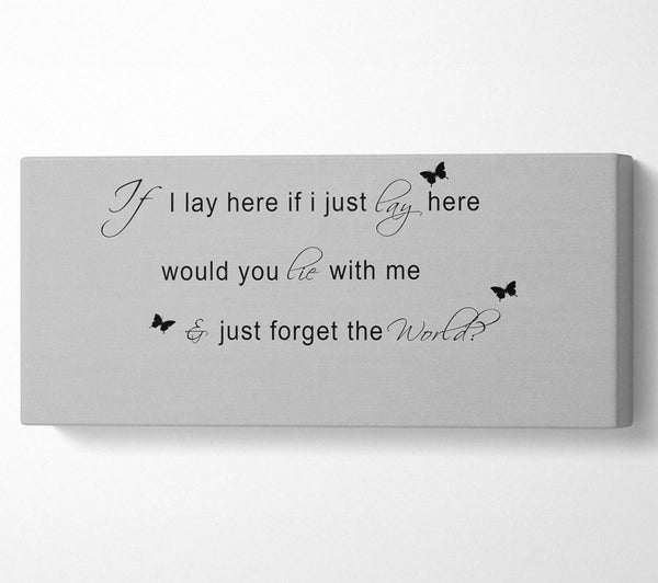 Music Quote If I Lay Here Snow Patrol 2 Grey