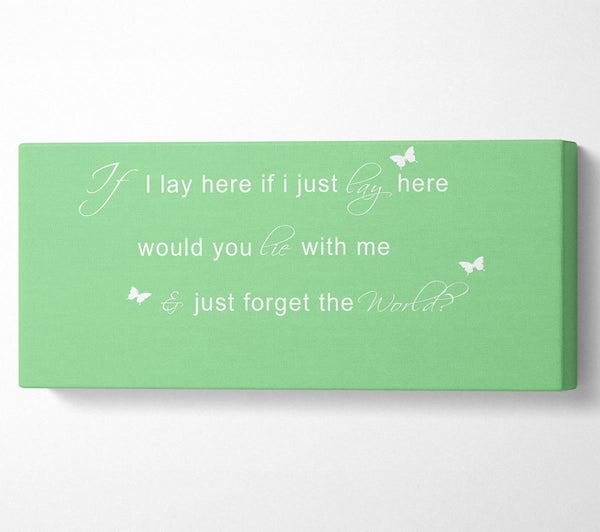 Music Quote If I Lay Here Snow Patrol 2 Green