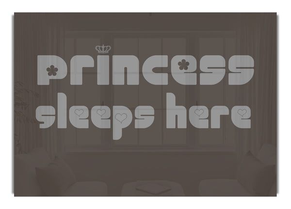 Princesss Sleeps Here 2 Schokolade