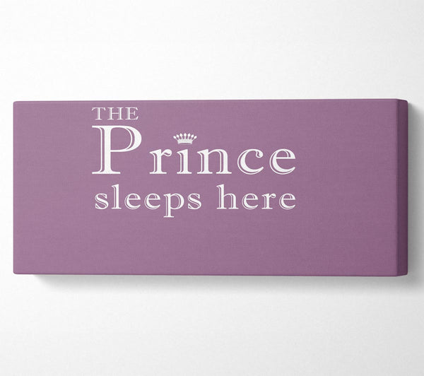Jungenzimmer Zitat Der Prinz schläft hier Dusty Pink