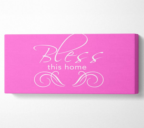 Home Zitat Segne dieses Zuhause Vivid Pink