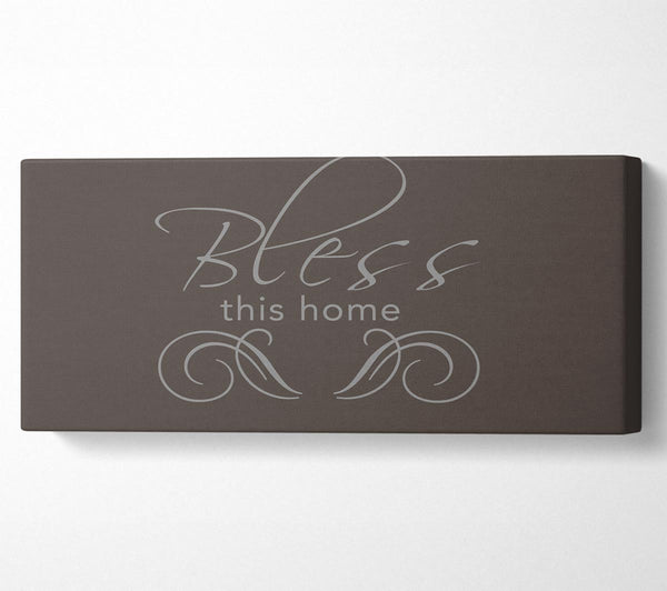 Home Quote Bless This Home Chocolate