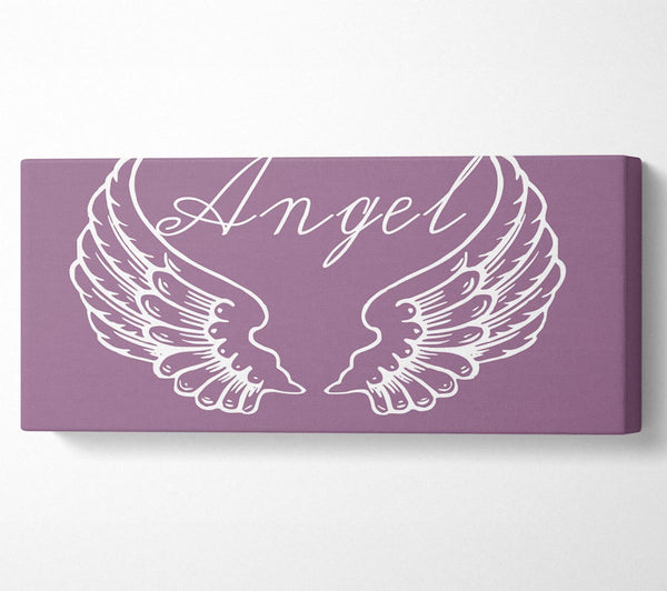 Girls Room Quote Angel Wings 4 Dusty Pink