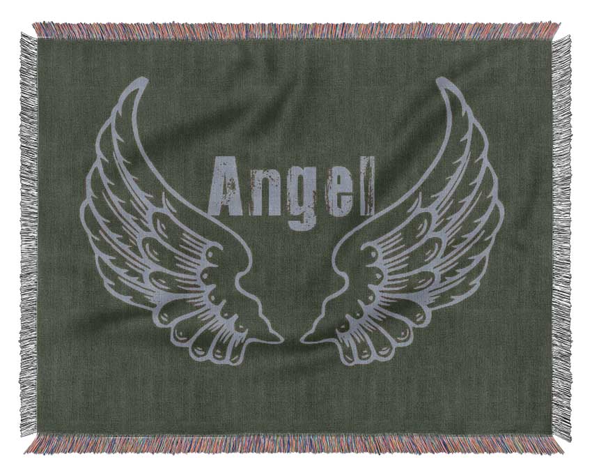 Angel Wings 2 Chocolate Woven Blanket
