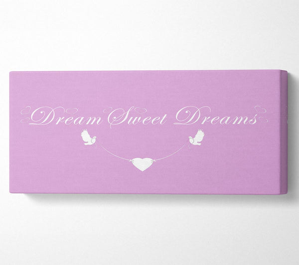 Nursery Quote Dream Sweet Dreams Pink