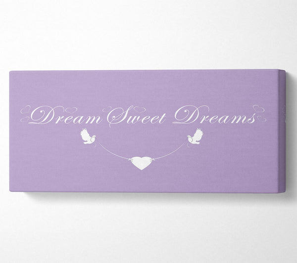 Nursery Quote Dream Sweet Dreams Lilac