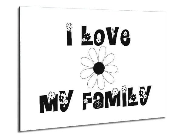 Ich liebe meine Familie Weiß
