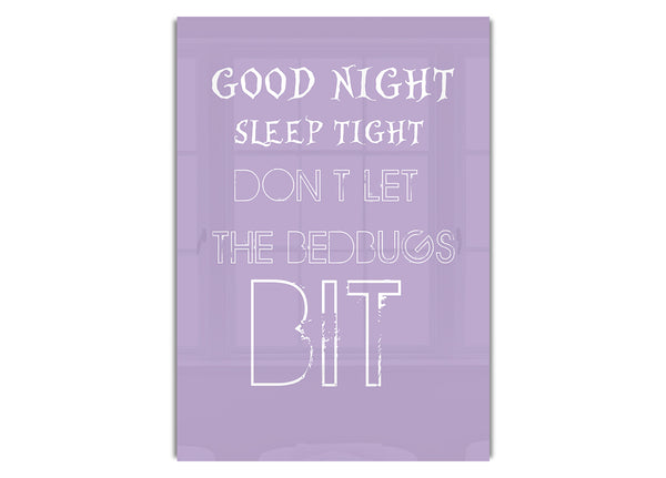 Good Night Sleep Tight 2 Lilac