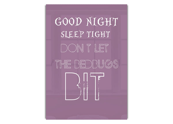 Good Night Sleep Tight 2 Dusty Pink