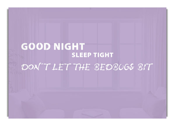Good Night Sleep Tight Lilac