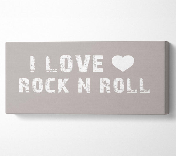 Ich liebe Rock N Roll Beige
