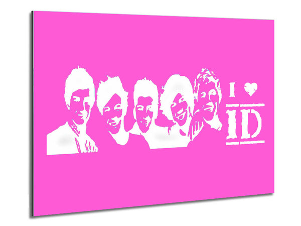 Musik Zitat Ich liebe 1 Direction Vivid Pink