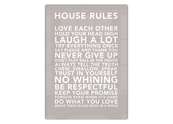House Rules 3 Beige