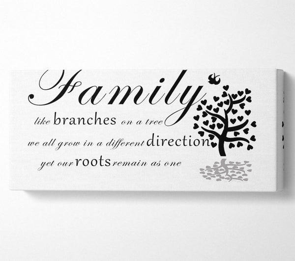 Family Quote Family Like Branches On A Tree White