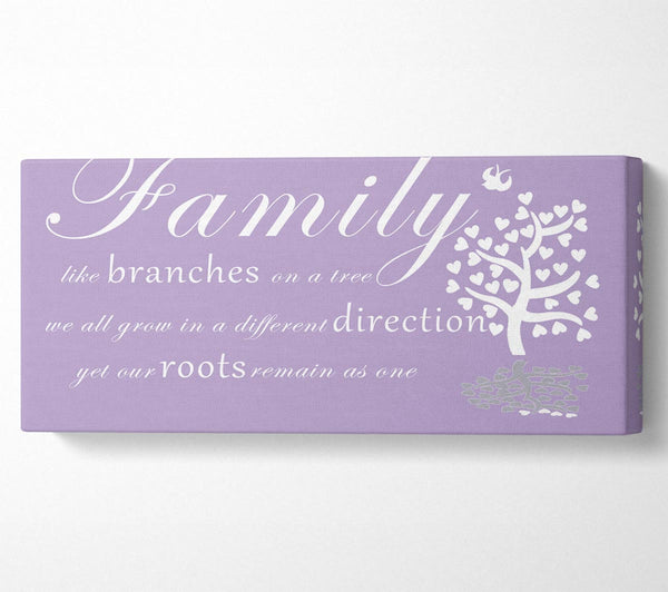 Family Quote Family Like Branches On A Tree Lilac
