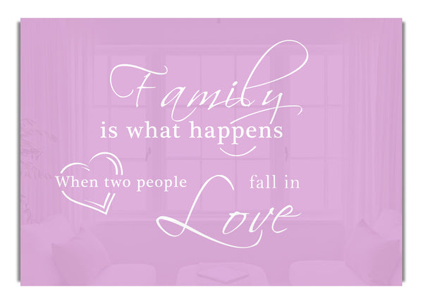 Familie ist, was passiert, Pink