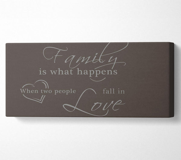 Family Quote Family Is What Happens Chocolate