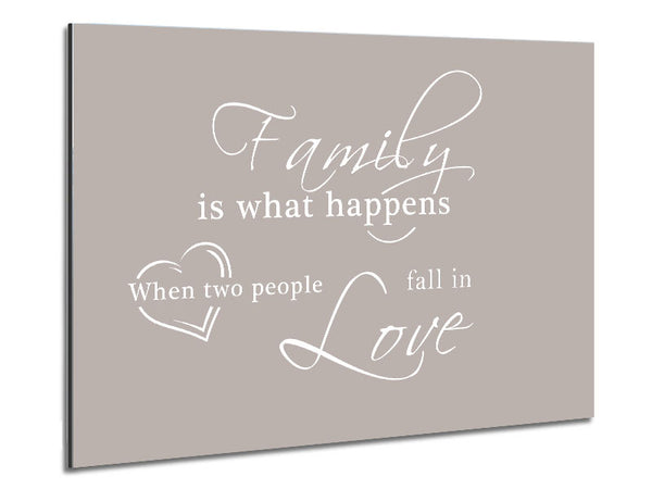 Familienzitat Familie ist, was passiert Beige
