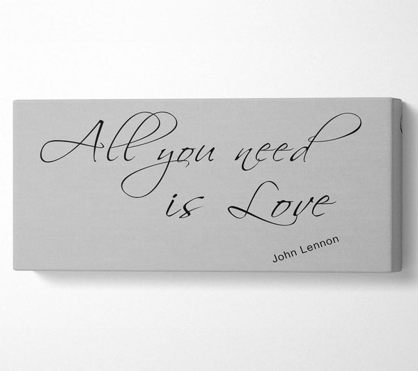 Musikzitat All You Need Is Love 2 Grau